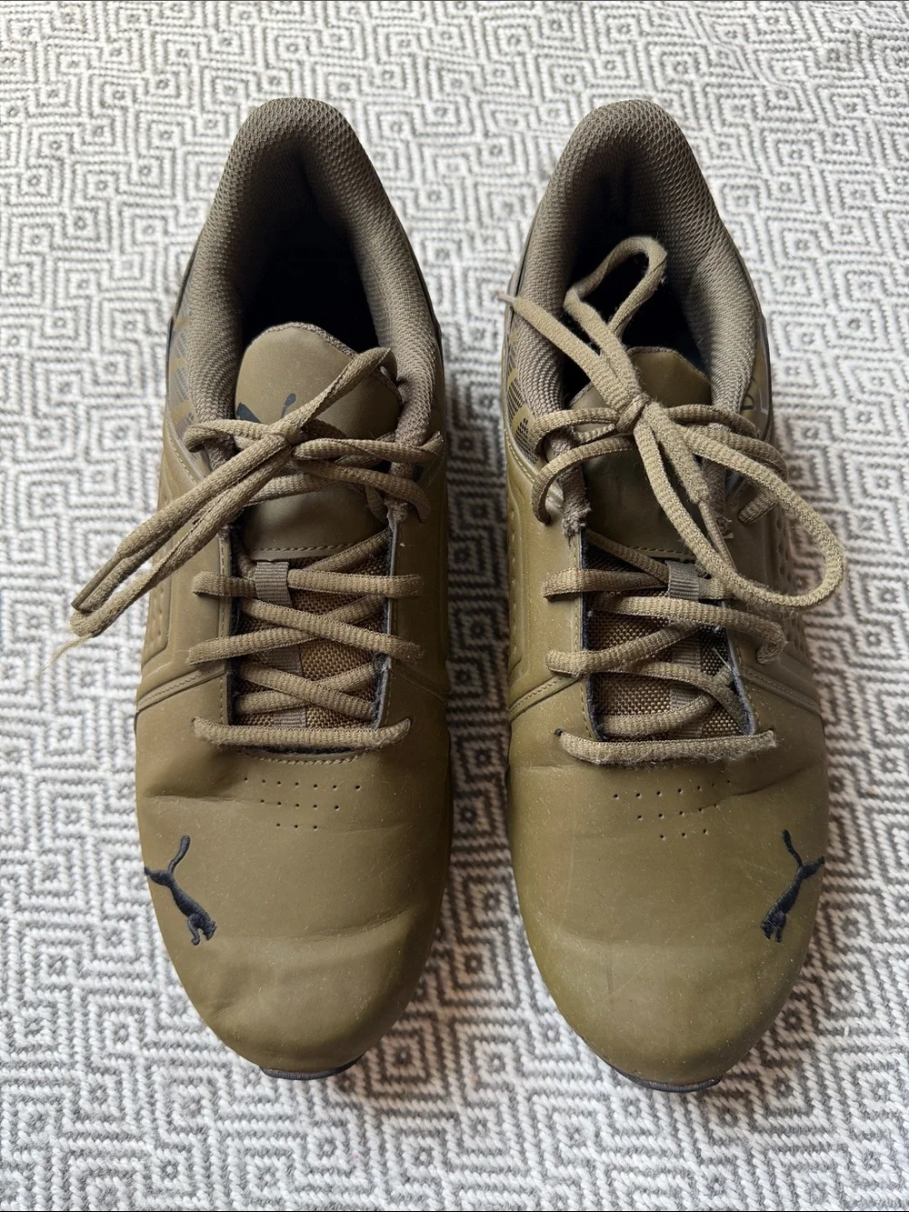 Puma Men’s Olive Athletic Sneakers